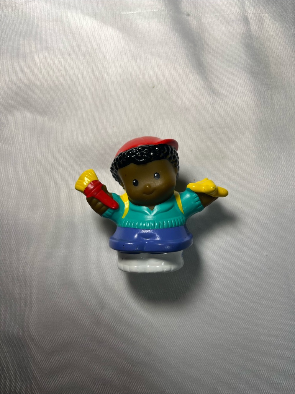 Fisher Price Little People Michael School Boy Paint Brush Figure 2008 Toy